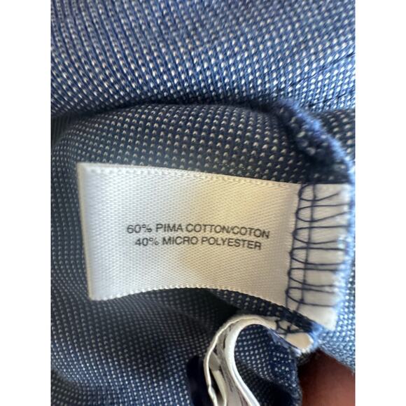 Florida Gators Cutter and Buck Mens Large Navy Polo Golf Shirt Logo DryTec NCAA - Picture 5 of 9